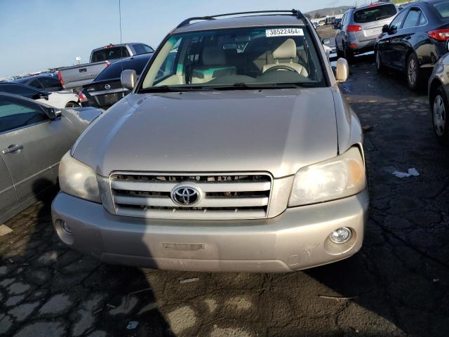 JTEGD21A640080699 - 2004 TOYOTA HIGHLANDER BEIGE photo 5