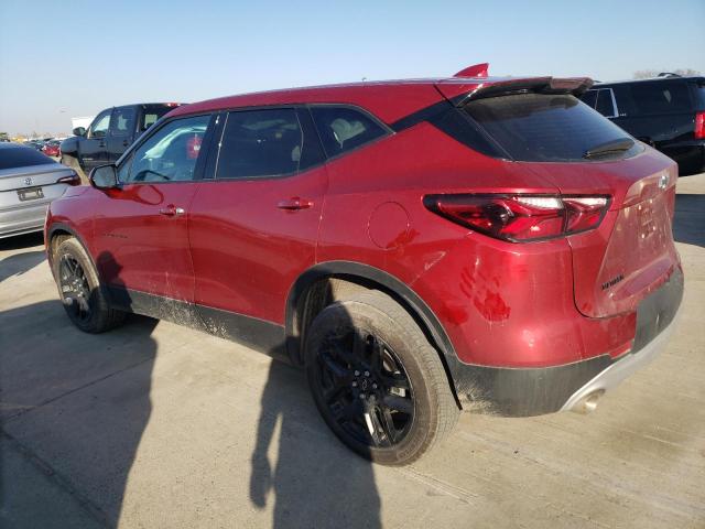 3GNKBBRA0MS580754 - 2021 CHEVROLET BLAZER 1LT RED photo 2