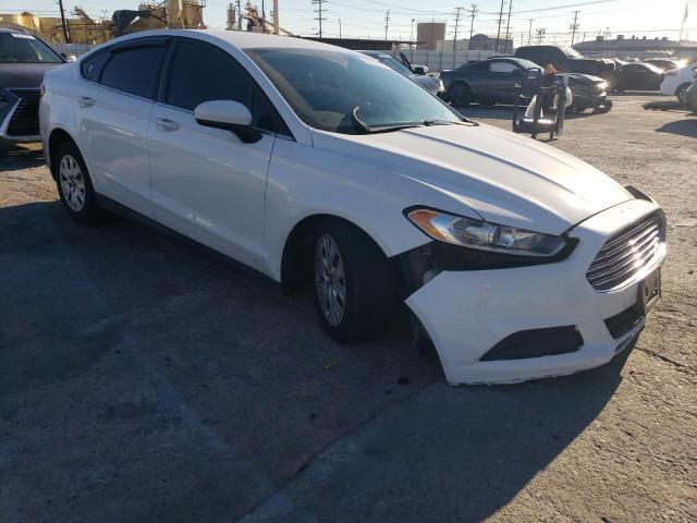 3FA6P0G72DR380236 - 2013 FORD FUSION S WHITE photo 4