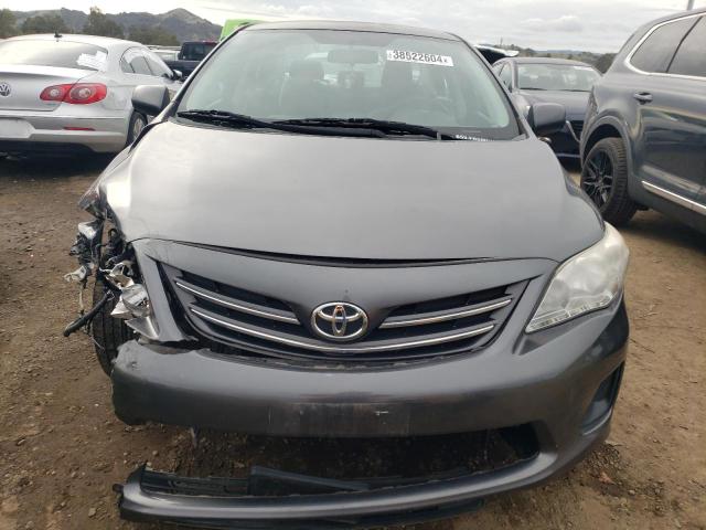 2T1BU4EE2DC087159 - 2013 TOYOTA COROLLA BASE GRAY photo 5