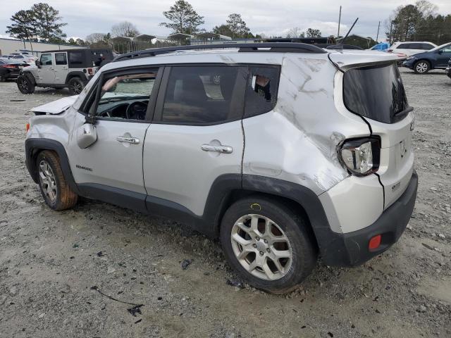 ZACCJABB4HPG28972 - 2017 JEEP RENEGADE LATITUDE SILVER photo 2