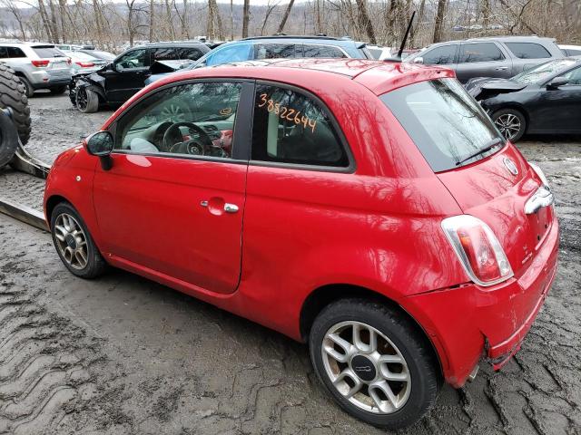 3C3CFFAR7CT104475 - 2012 FIAT 500 POP RED photo 2