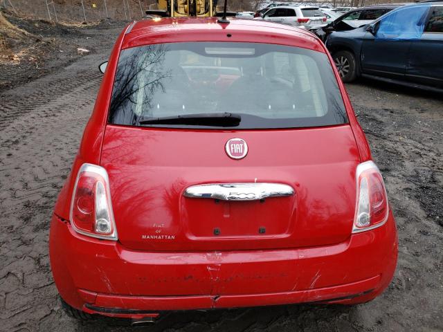 3C3CFFAR7CT104475 - 2012 FIAT 500 POP RED photo 6