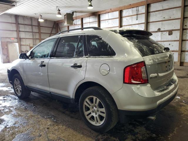 2FMDK3GC9BBA52575 - 2011 FORD EDGE SE SILVER photo 2