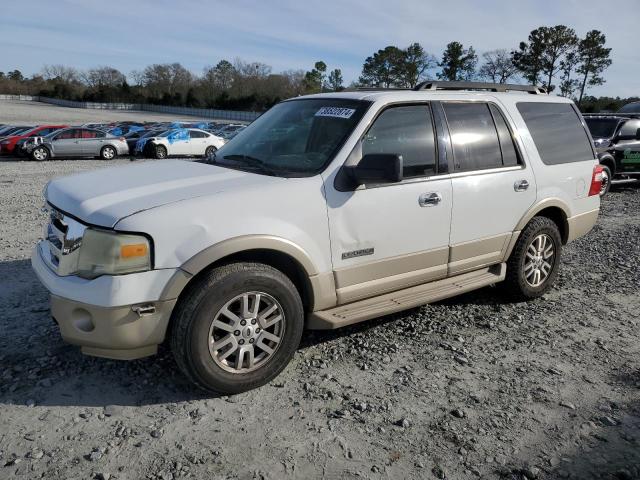 1FMFU17517LA83660 - 2007 FORD EXPEDITION EDDIE BAUER WHITE photo 1