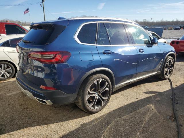 5UXCR4C06N9J42117 - 2022 BMW X5 SDRIVE 40I BLUE photo 3