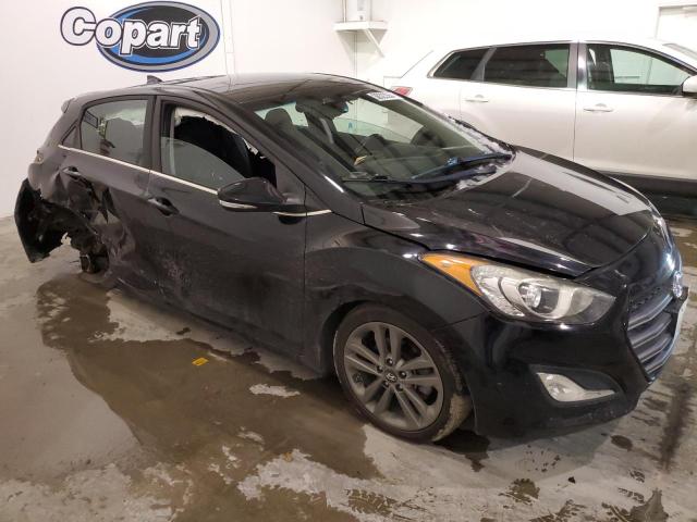 KMHD35LH5GU299443 - 2016 HYUNDAI ELANTRA GT BLACK photo 4