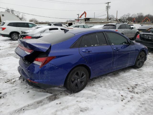 KMHLM4AG0MU195757 - 2021 HYUNDAI ELANTRA SEL BLUE photo 3