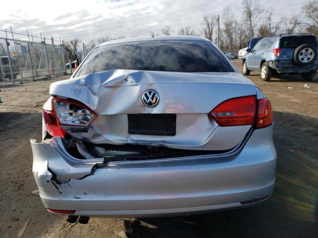 3VW2K7AJ3CM307812 - 2012 VOLKSWAGEN JETTA BASE Մոխրագույն լուսանկար 6