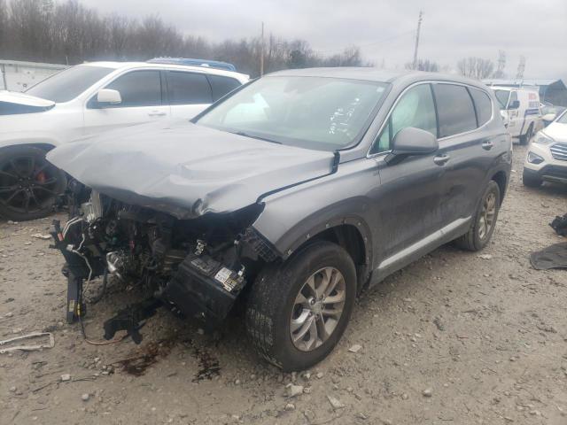 5NMS33AD9KH007325 - 2019 HYUNDAI SANTA FE SEL Մոխրագույն լուսանկար 1