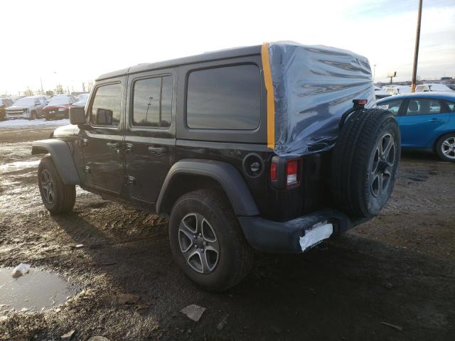 1C4HJXDG8NW141368 - 2022 JEEP WRANGLER U SPORT შავი ფოტო 2