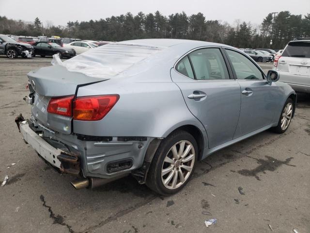 JTHCK262162005361 - 2006 LEXUS IS 250 SILVER photo 3