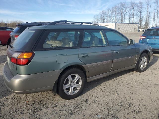 4S3BH806847600881 - 2004 SUBARU LEGACY OUTBACK H6 3.0 LL BEAN GREEN photo 3