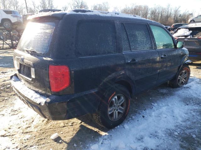 2HKYF18713H568371 - 2003 HONDA PILOT EXL BLACK photo 3