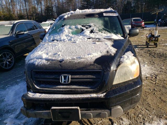 2HKYF18713H568371 - 2003 HONDA PILOT EXL BLACK photo 5