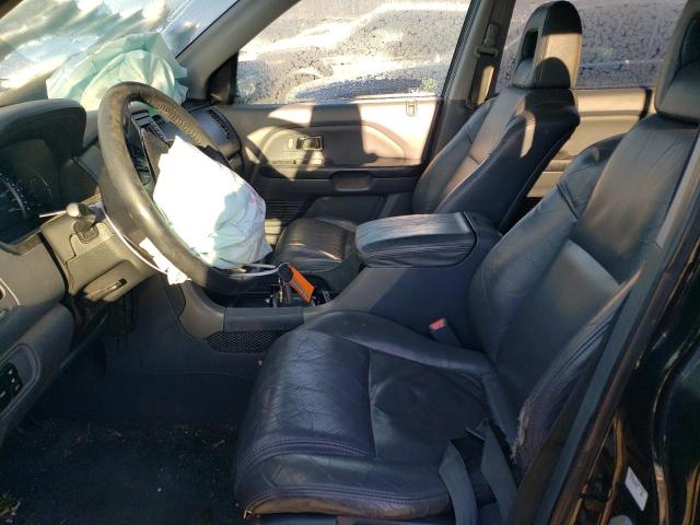 2HKYF18713H568371 - 2003 HONDA PILOT EXL BLACK photo 7