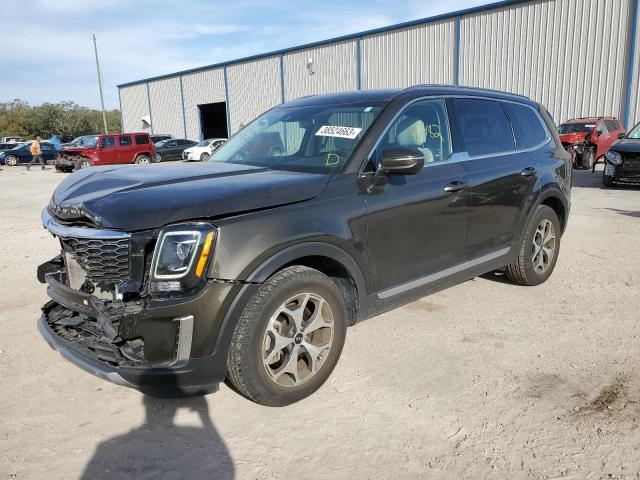 5XYP34HC0LG013518 - 2020 KIA TELLURIDE EX GREEN photo 1