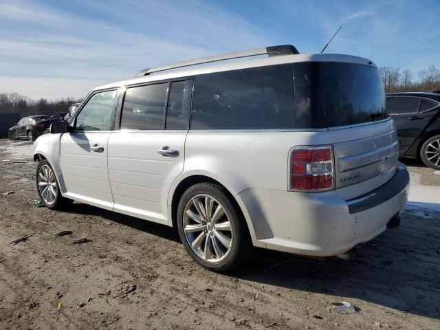 2FMHK6DT7DBD13504 - 2013 FORD FLEX LIMITED WHITE photo 2