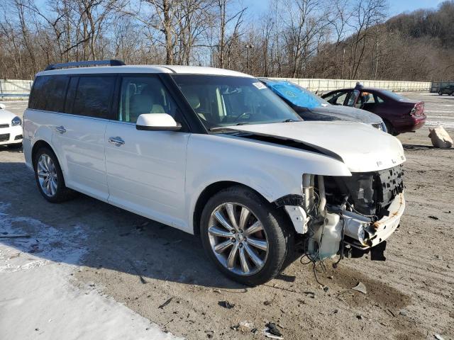 2FMHK6DT7DBD13504 - 2013 FORD FLEX LIMITED WHITE photo 4