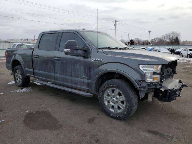 1FTFW1EG5HFC35264 - 2017 FORD F150 SUPERCREW GRAY photo 4