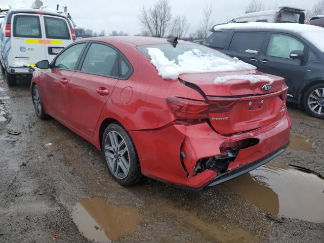 3KPF34AD4KE067169 - 2019 KIA FORTE GT LINE RED photo 2