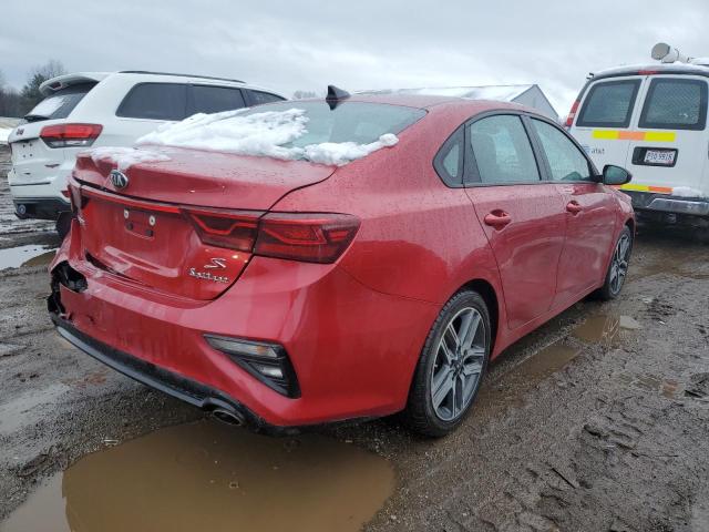 3KPF34AD4KE067169 - 2019 KIA FORTE GT LINE RED photo 3