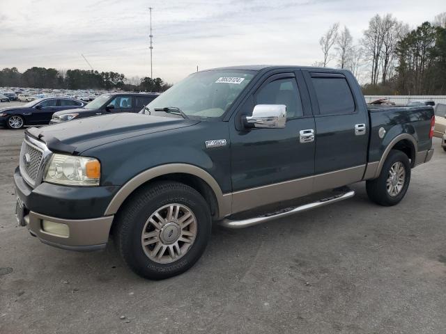 1FTPW12534KC65887 - 2004 FORD F150 SUPERCREW GREEN photo 1