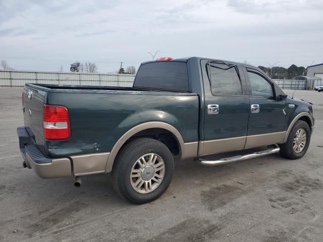 1FTPW12534KC65887 - 2004 FORD F150 SUPERCREW GREEN photo 3