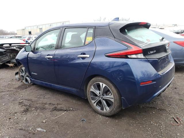 1N4AZ1CP5KC306708 - 2019 NISSAN LEAF S BLUE photo 2