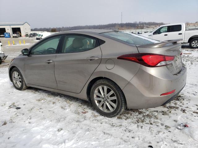 5NPDH4AEXEH518641 - 2014 HYUNDAI ELANTRA SE TAN photo 2