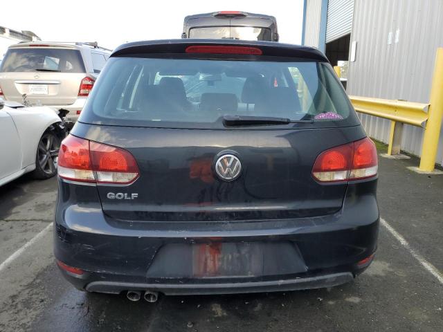 WVWDB7AJ3DW127582 - 2013 VOLKSWAGEN GOLF BLACK photo 6