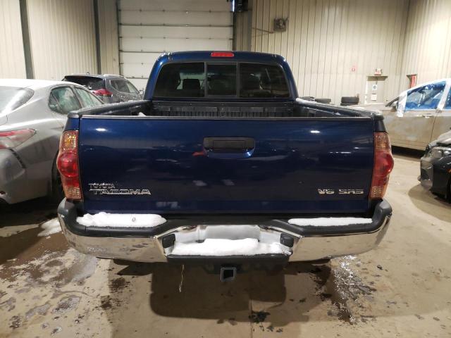 5TEMU52N97Z453538 - 2007 TOYOTA TACOMA DOUBLE CAB LONG BED BLUE photo 6