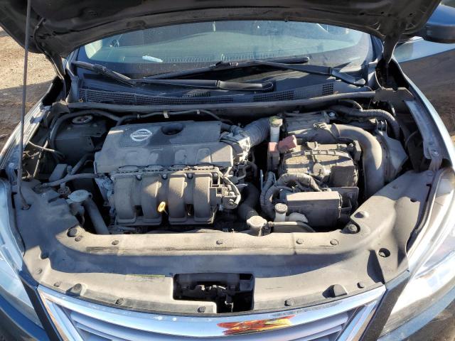 3N1AB7AP6EL694693 - 2014 NISSAN SENTRA S BLUE photo 11