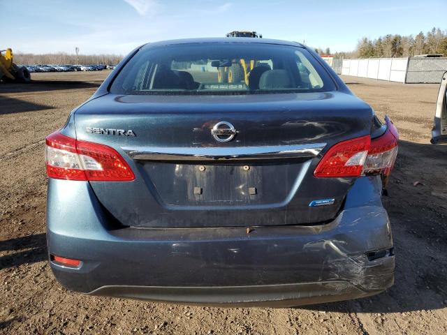 3N1AB7AP6EL694693 - 2014 NISSAN SENTRA S BLUE photo 6