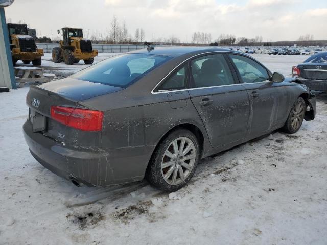 WAUFGCFC3DN049353 - 2013 AUDI A6 PREMIUM GRAY photo 3