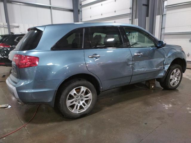 2HNYD28427H507265 - 2007 ACURA MDX TECHNOLOGY BLUE photo 3