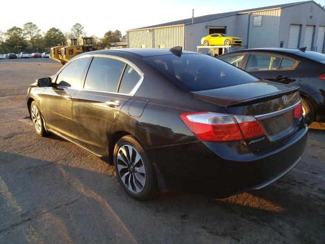 1HGCR6F30EA003751 - 2014 HONDA ACCORD HYBRID BLACK photo 2