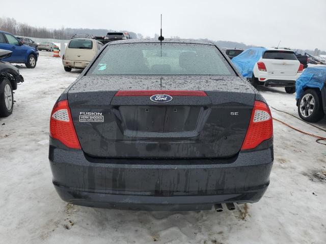 3FAHP0HA5BR213871 - 2011 FORD FUSION SE BLACK photo 6