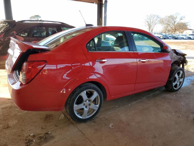 1G1JE5SB8F4102707 - 2015 CHEVROLET SONIC LTZ RED photo 3