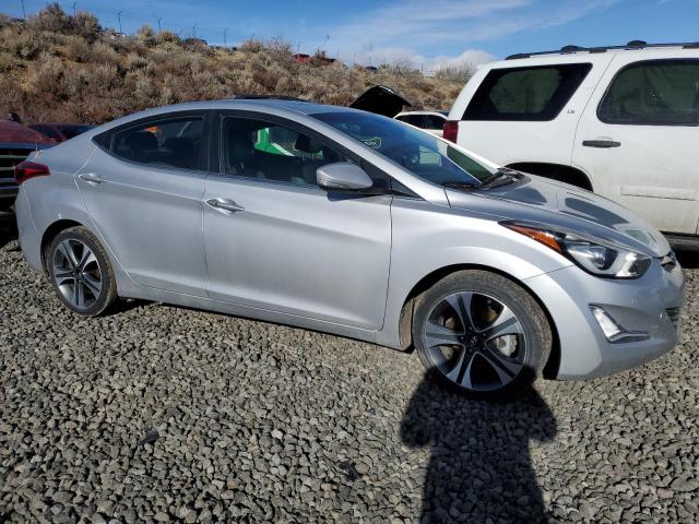 KMHDH4AH4FU349049 - 2015 HYUNDAI ELANTRA SE SILVER photo 4