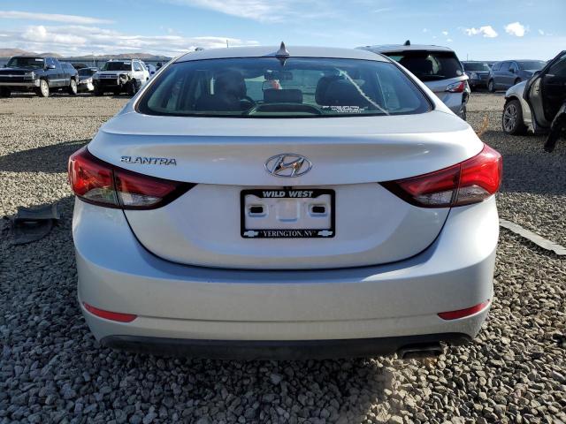 KMHDH4AH4FU349049 - 2015 HYUNDAI ELANTRA SE SILVER photo 6