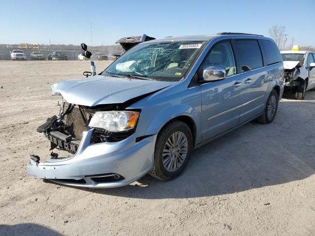 2C4RC1CG3GR207382 - 2016 CHRYSLER TOWN & COU TOURING L BLUE photo 1