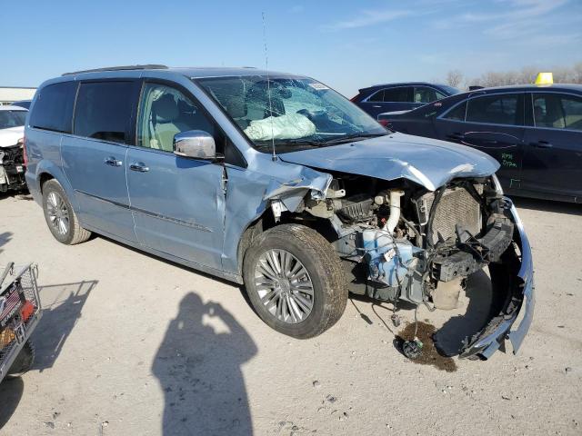 2C4RC1CG3GR207382 - 2016 CHRYSLER TOWN & COU TOURING L BLUE photo 4
