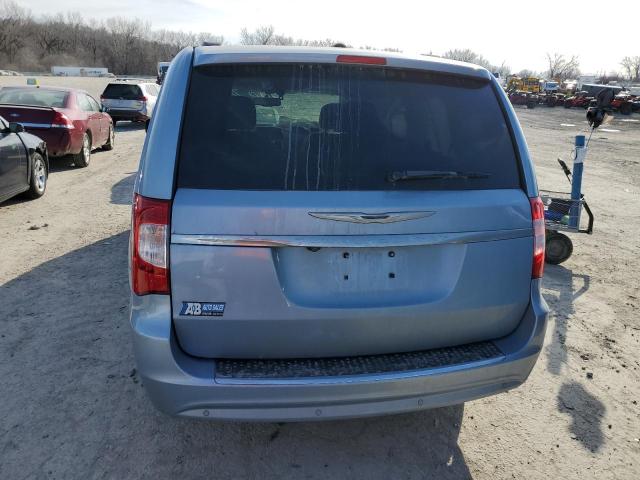 2C4RC1CG3GR207382 - 2016 CHRYSLER TOWN & COU TOURING L BLUE photo 6