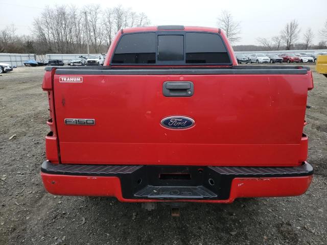 1FTPW14514KB60097 - 2004 FORD F150 SUPERCREW RED photo 6