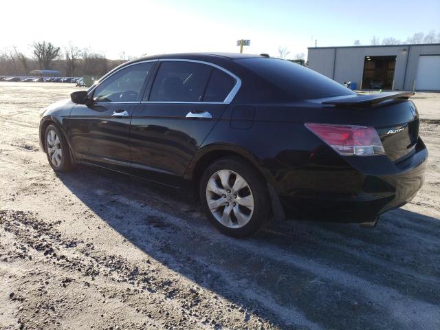 1HGCP36808A060262 - 2008 HONDA ACCORD EXL BLACK photo 2