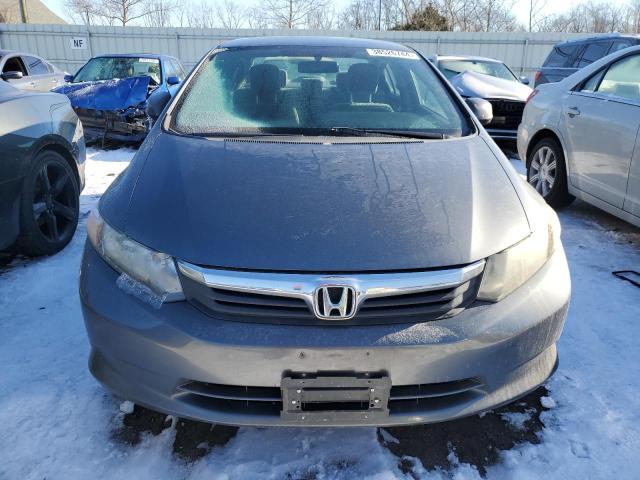 19XFB2F58CE343105 - 2012 HONDA CIVIC LX GRAY photo 5