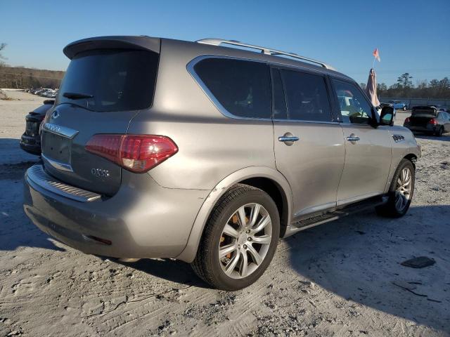 JN8AZ2NEXD9061582 - 2013 INFINITI QX56 SILVER photo 3