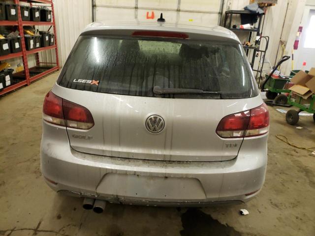 WVWNM7AJ5BW010906 - 2011 VOLKSWAGEN GOLF SILVER photo 6