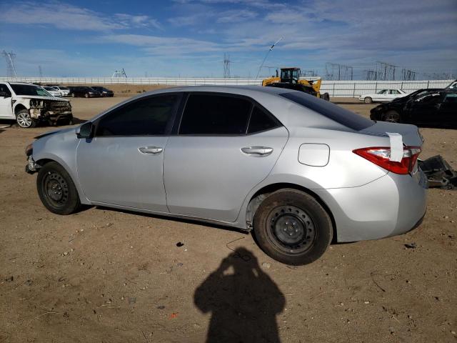 5YFBURHE4GP420118 - 2016 TOYOTA COROLLA L SILVER photo 2